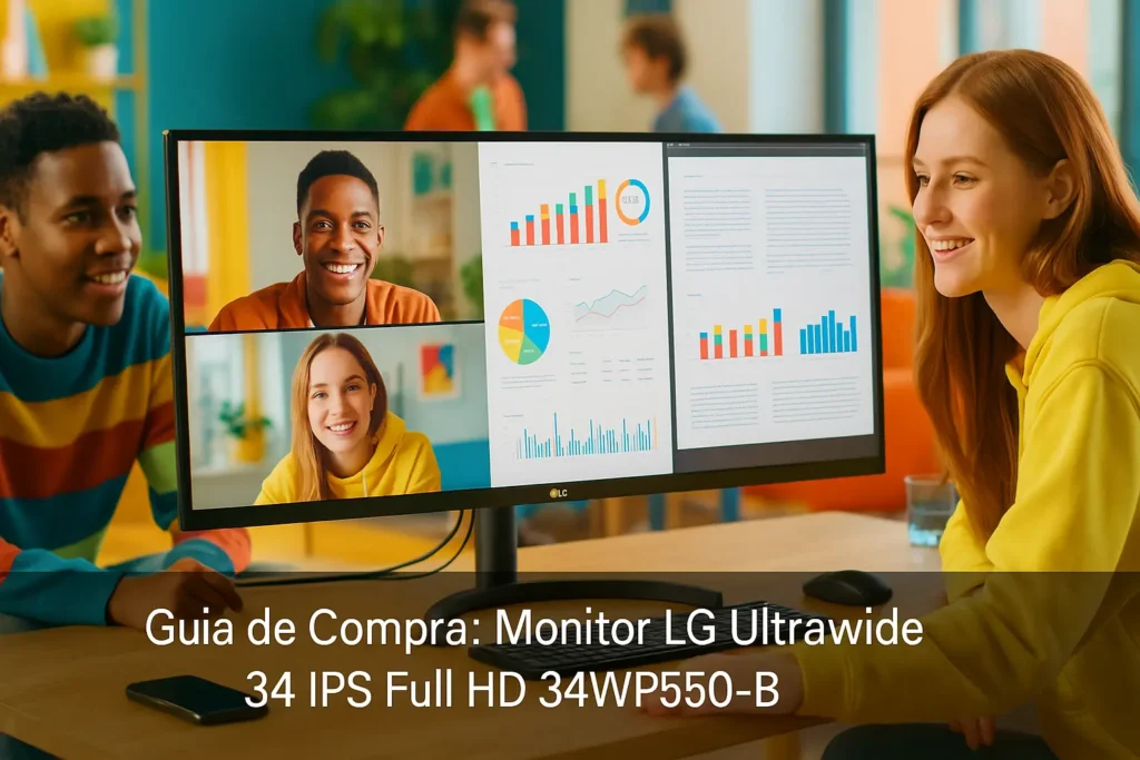 Guia de Compra: 5 Melhores monitor LG ultrawide 34 ips full hd-34wp550-b. awzm