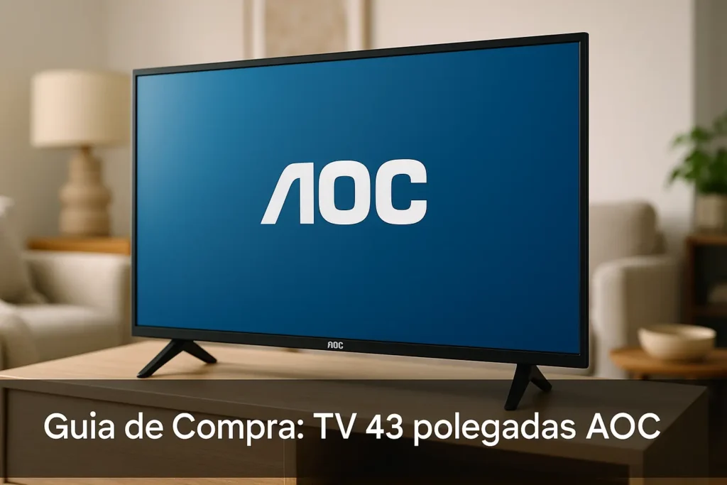 5 Melhores TV 43 polegadas AOC para Quem Busca Qualidade