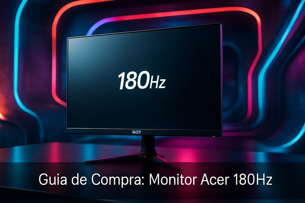 5 Melhores Monitores Acer 180Hz Testados por Gamers
