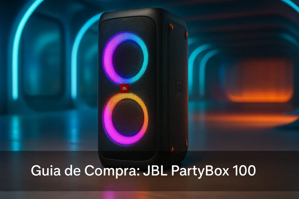 5 Melhores Caixa JBL Partybox 100 com Desempenho Incrível