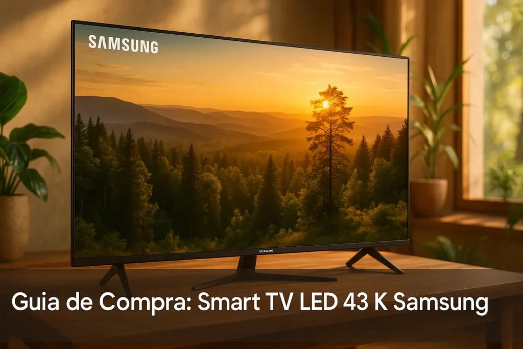 5 Melhores Smart TV LED 43 4K Samsung para o Dia a Dia