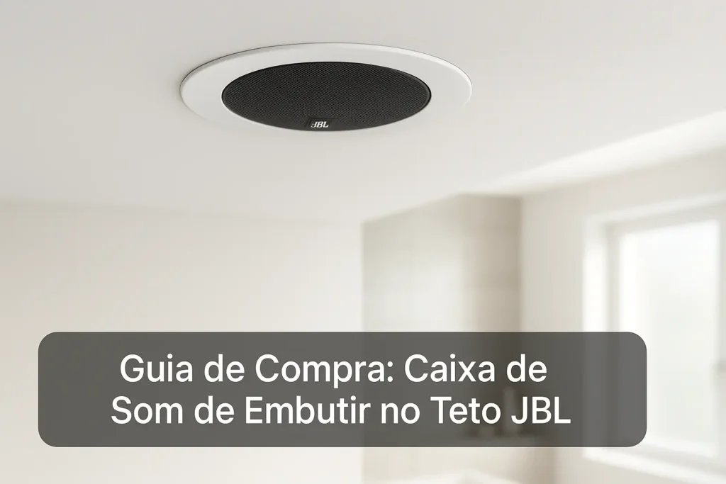 Guia de Compra: 5 Melhores Caixa de Som de Embutir no Teto JBL