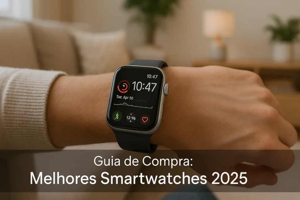 5 Melhores Smartwatch 2025 para Monitorar Seu Dia