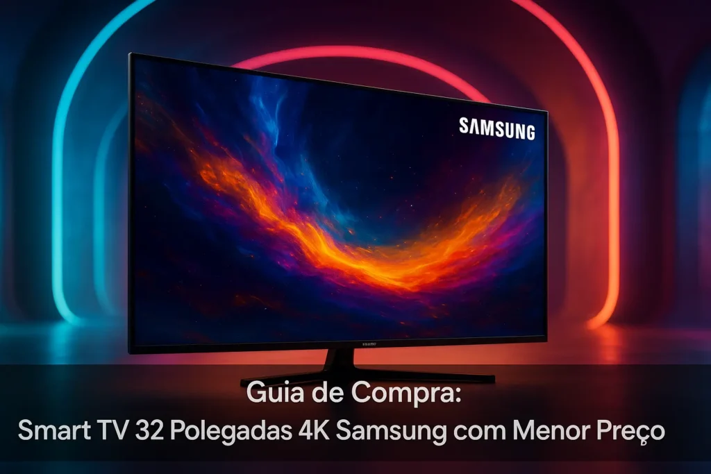 5 Melhores Smart TVs 32 Polegadas 4K Samsung Menor Preço