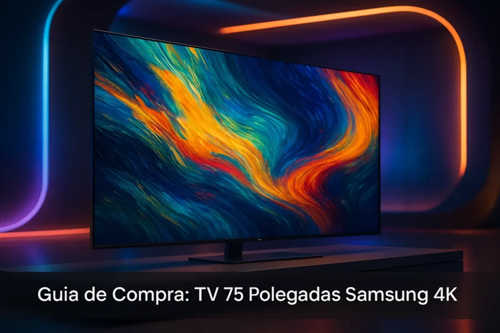 Guia de Compra: 5 Melhores TV 75 polegadas Samsung 4K Recomendadas por Especialistas
