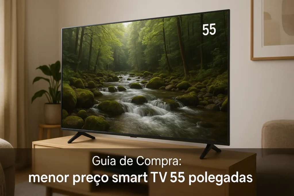 5 Melhores Smart TVs 55" com Menor Preço em 2025