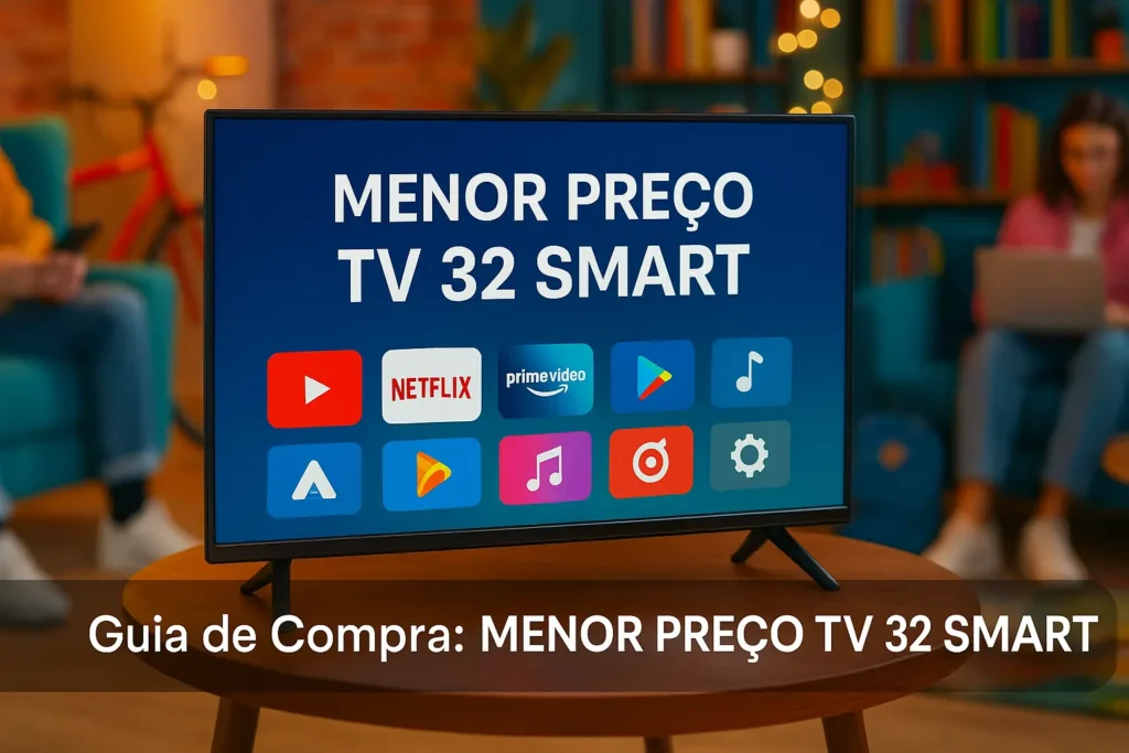 5 Melhores Smart TVs 32" com Android e Dolby pelo Menor Preço