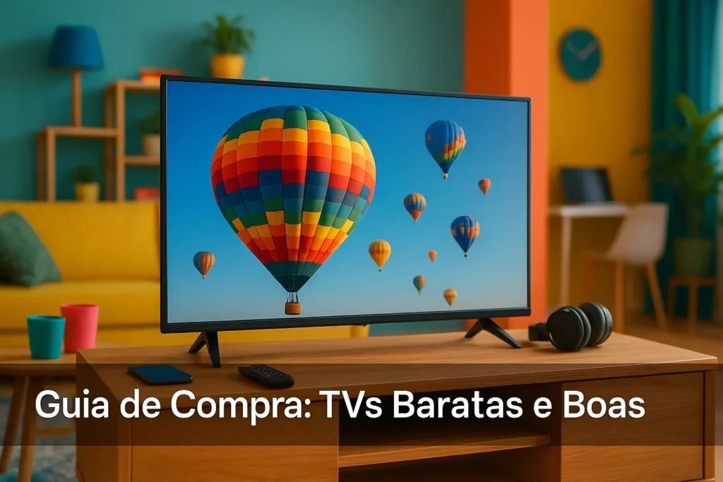 5 Melhores TVs Baratas e Boas para Comprar em 2025