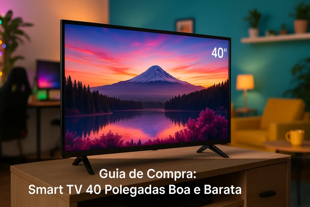 5 Melhores Smart TVs 40 Polegadas Boas e Baratas