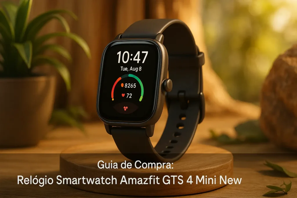 Top 5 Relógios Smartwatch Amazfit GTS 4 Mini New para seu dia a dia