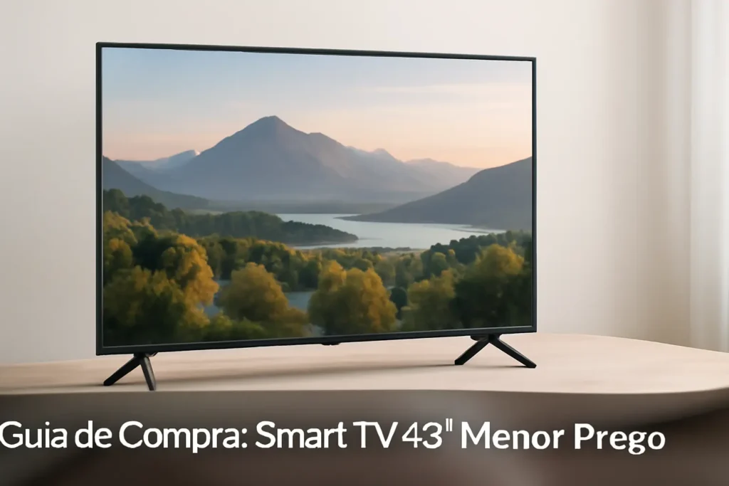 Nota Máxima ★5: 5 Smart TVs 43" Menor Preço em 2025