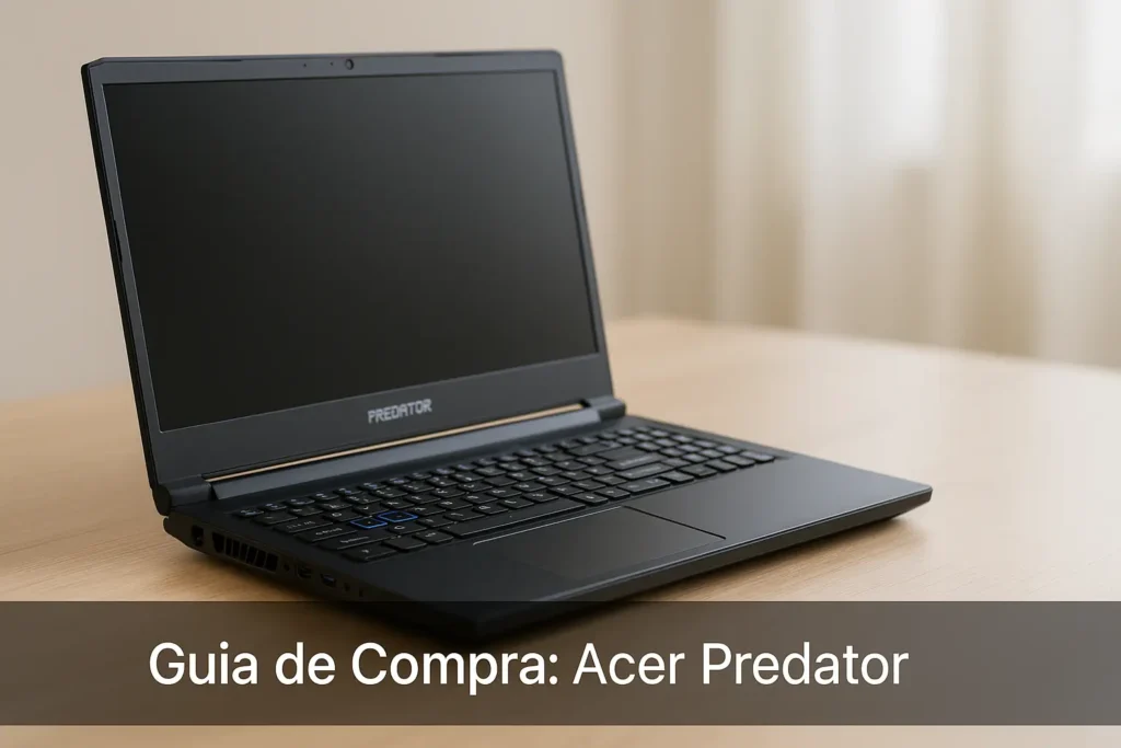 Acer Predator laptop: 5 opções ideais para gamers exigentes
