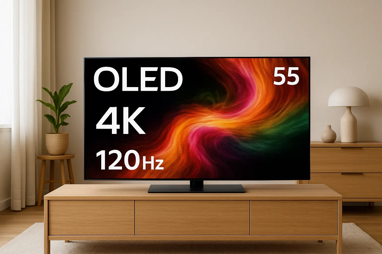 6 smart TV 55 4K OLED LG com nota máxima dos usuários
