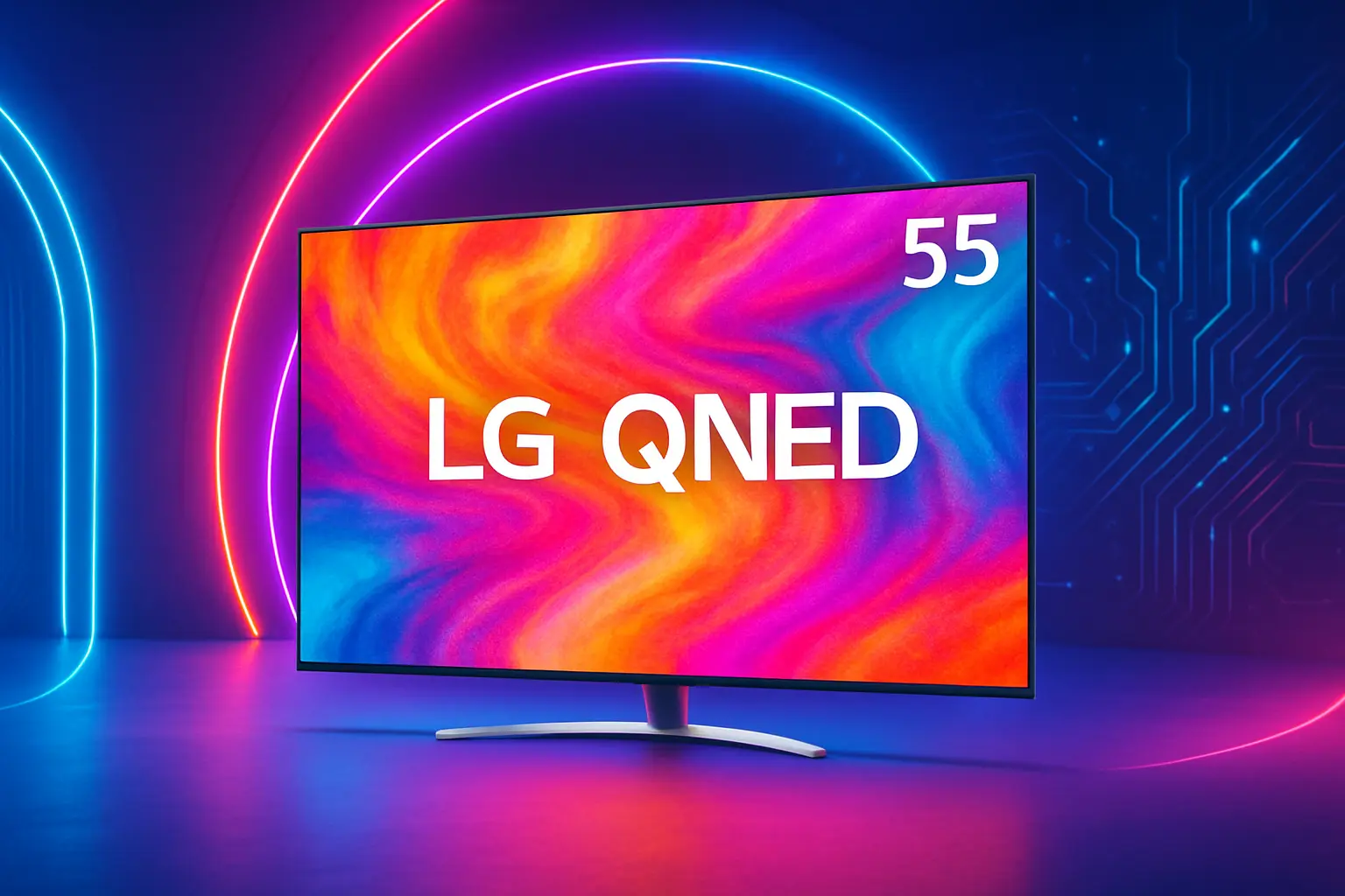 Smart TV 55 LG QNED barato com alta avaliação