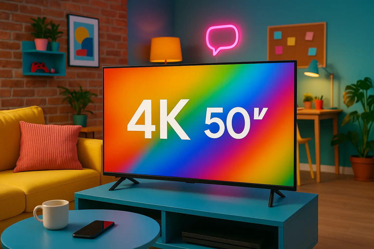 Precisa de smart TV 4K 50 para streaming em 2025? Conheça 6 modelos ideais
