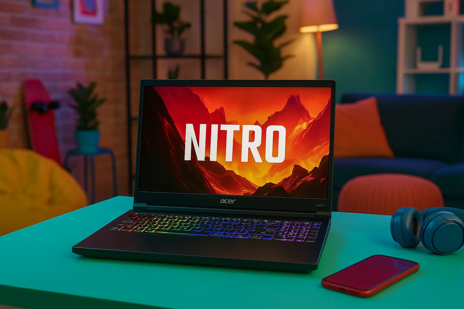 Notebook gamer Acer Nitro V15 ANV15-51-57WS barato