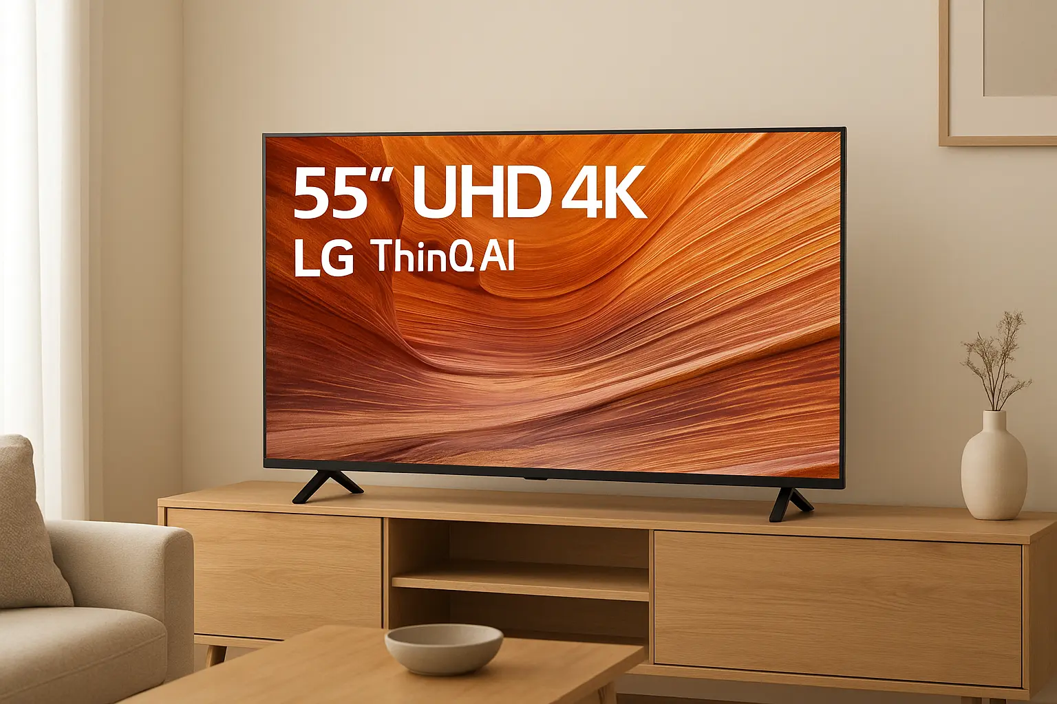 6 melhores smart TV 55 UHD 4K LG ThinQ AI 55UR8750 para curtir filmes e séries