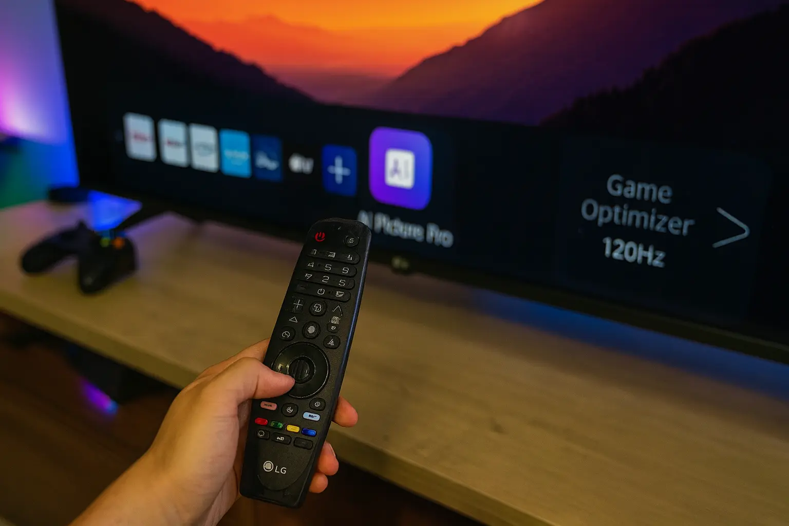 Qualidade de imagem elevada: 3 Smart TV LG QNED AI 4K 55" em destaque