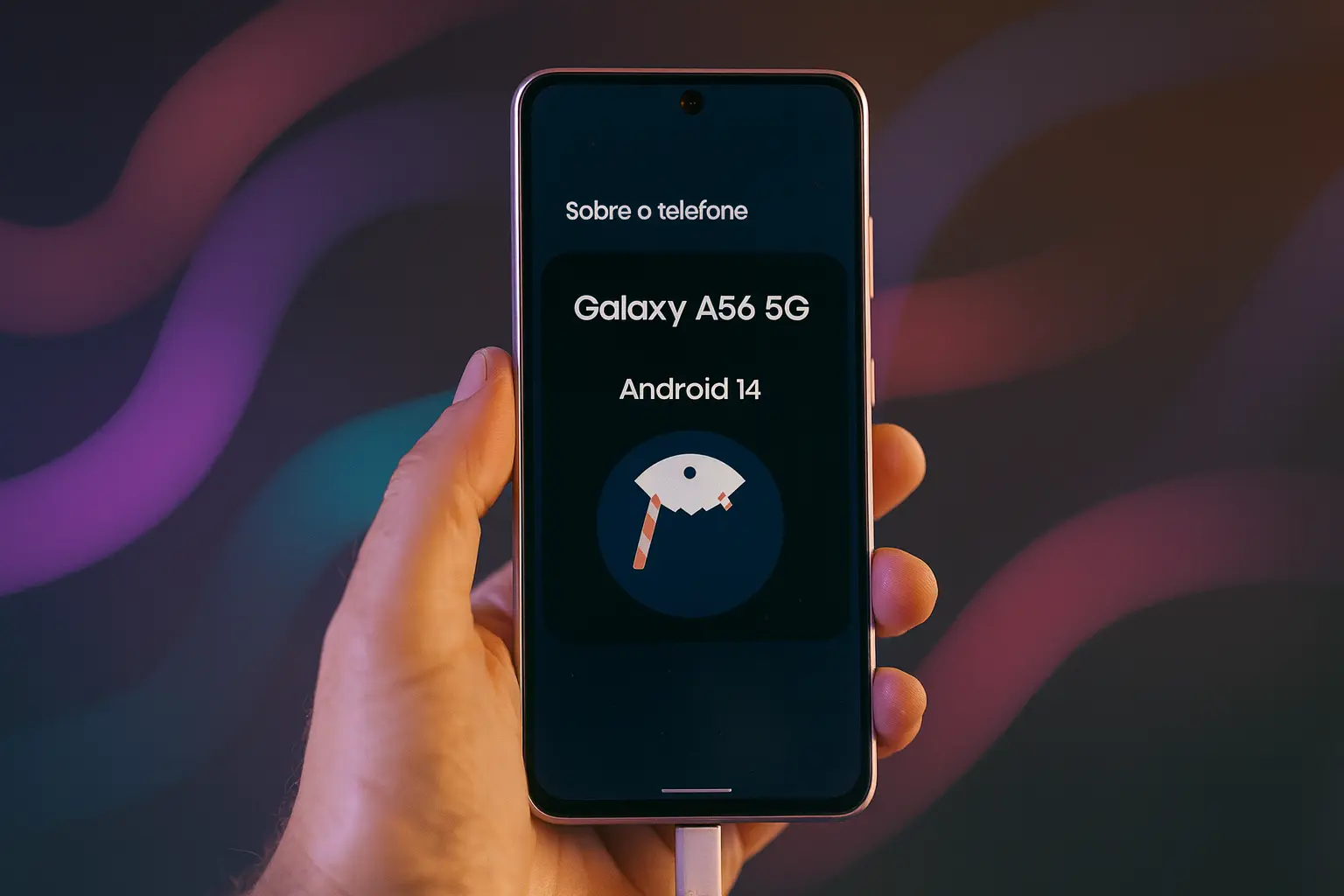 Proteção e desempenho: 3 celular A56 para uso completo