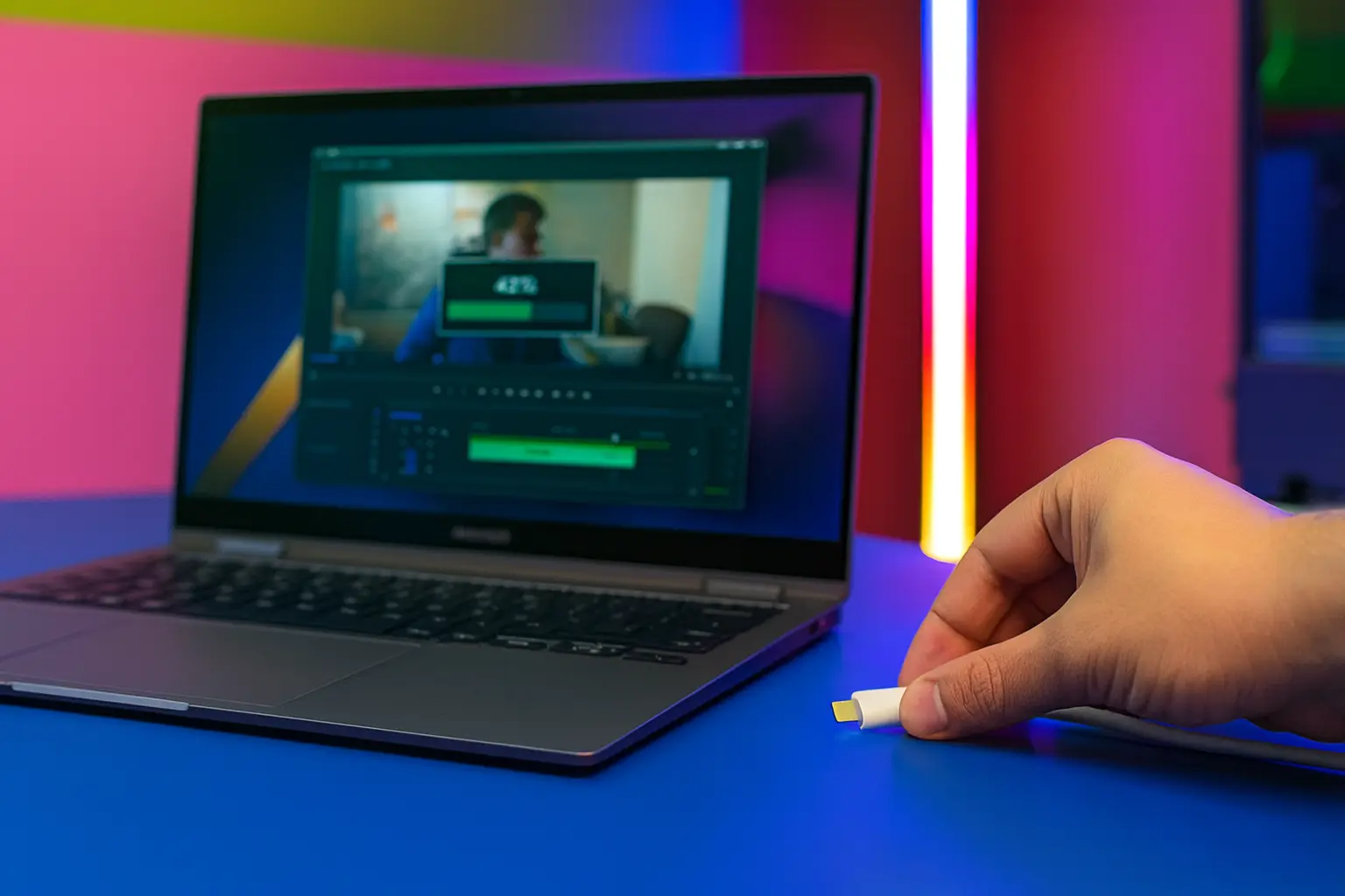Produtividade máxima: 3 Galaxy Book Ultra 4 para uso intenso