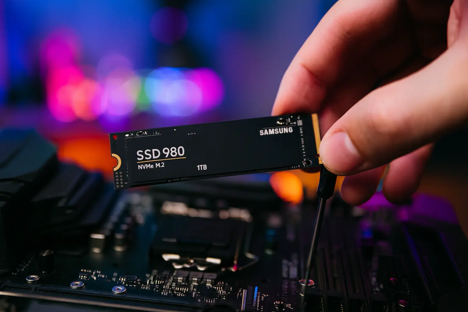Guia rápido: 3 SSD Samsung 1TB M.2 NVMe 980 com alto desempenho