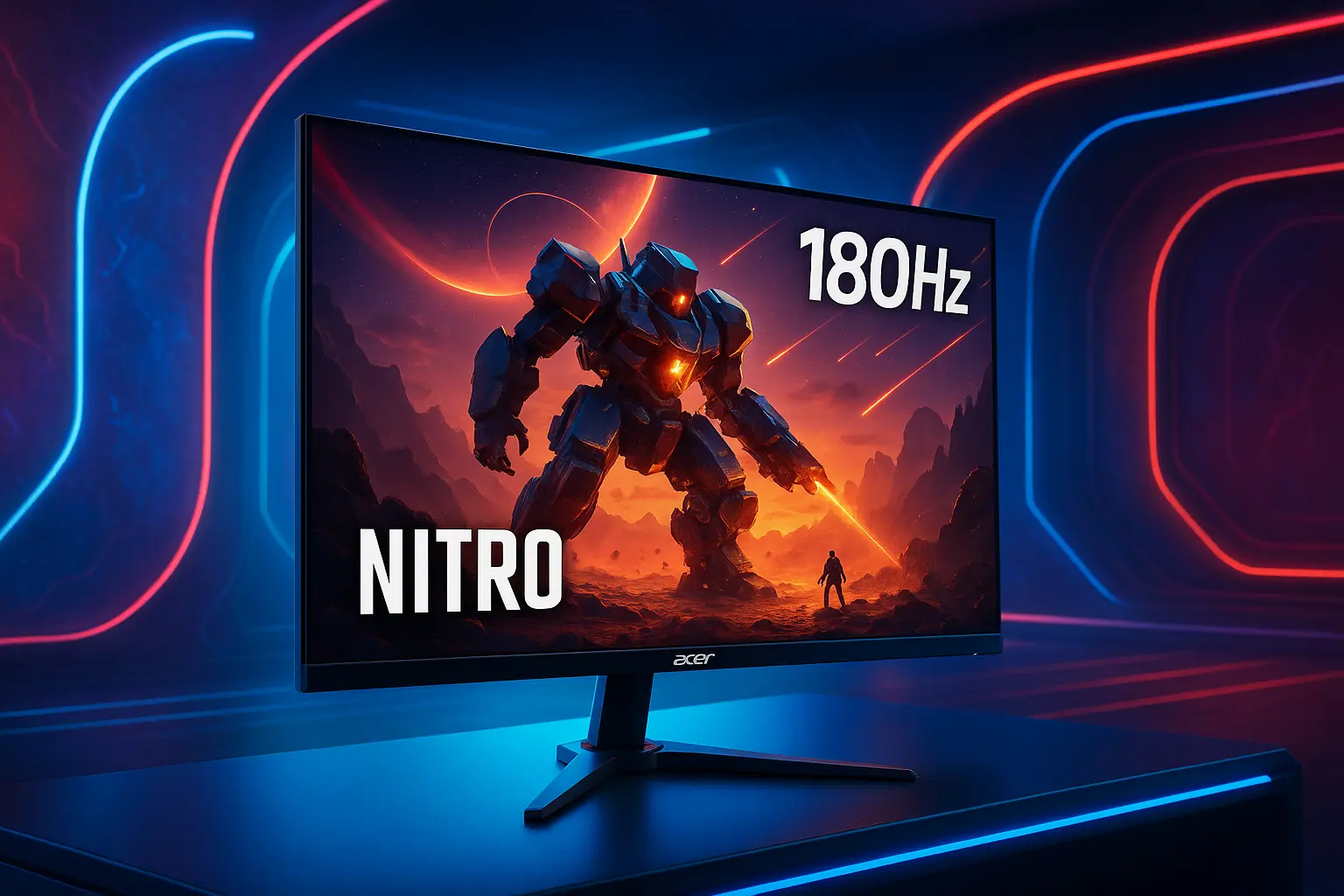 Bateria que dura: 6 Acer Nitro 180Hz IPS para um dia inteiro