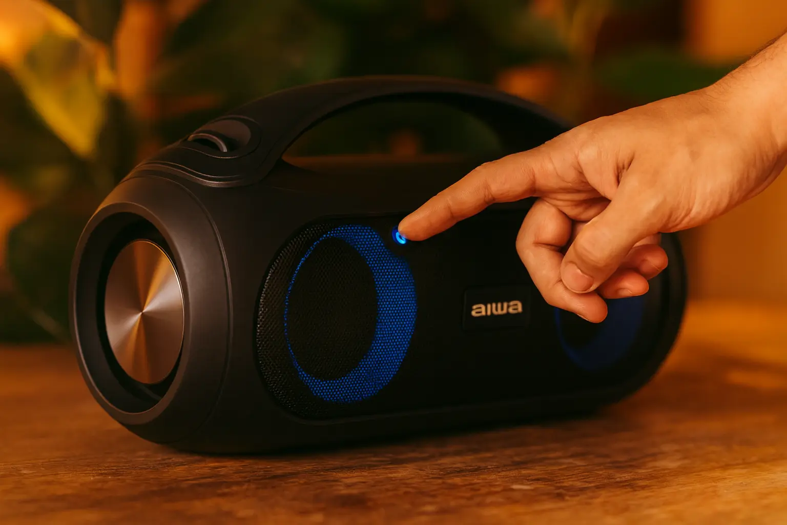 Garantia estendida: 3 Boombox Aiwa com suporte VIP