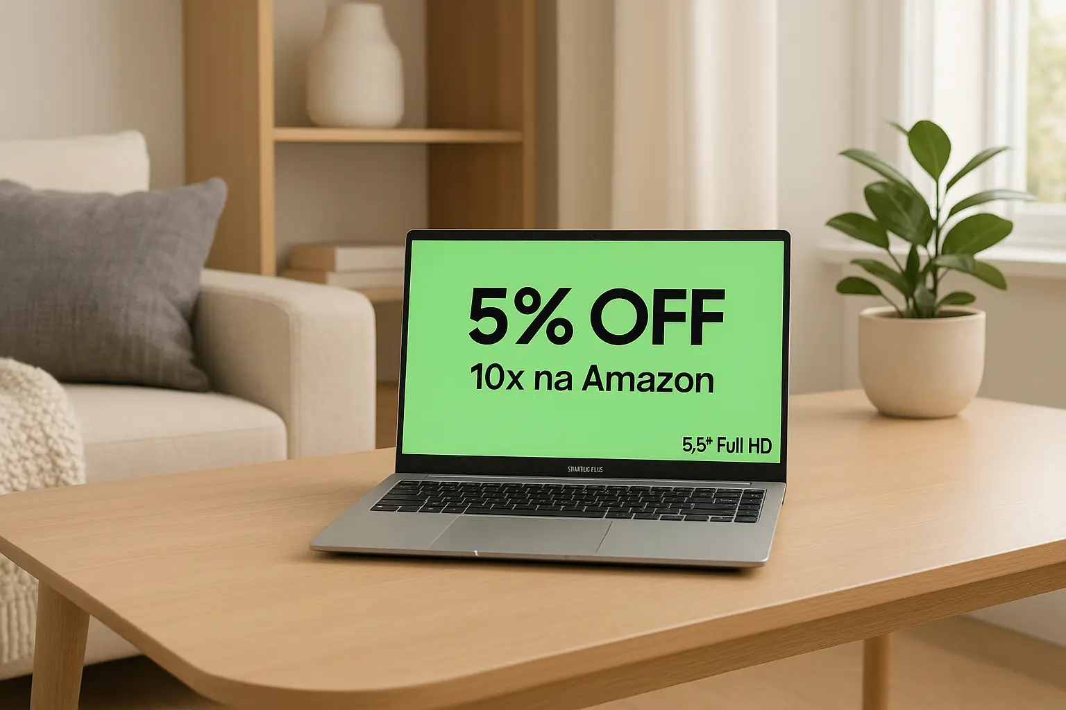 Galaxy Book4 15.6" Full HD: 5% OFF em 10x na Amazon