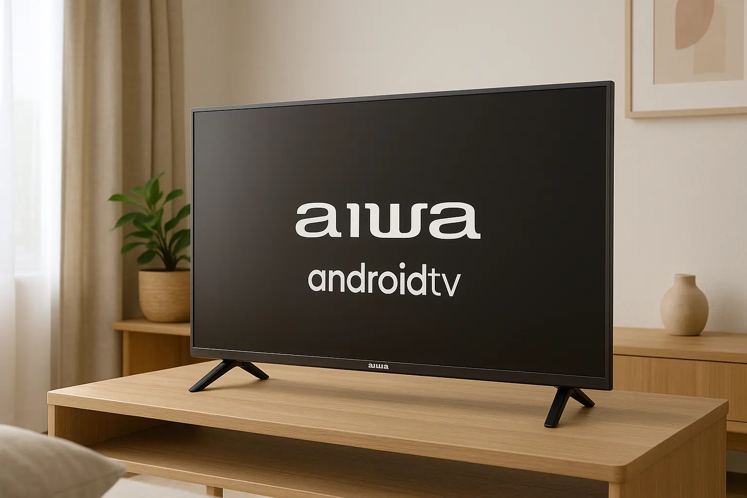 Android TV Aiwa barato com alta avaliação
