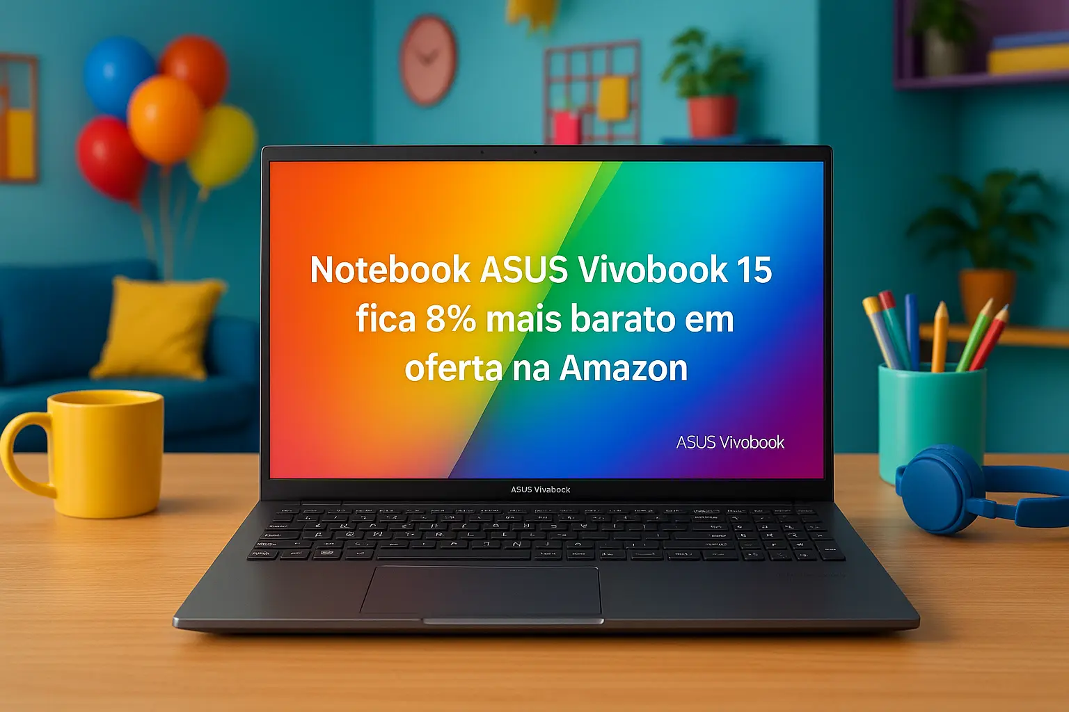 Notebook ASUS Vivobook 15 fica 8% mais barato em oferta na Amazon