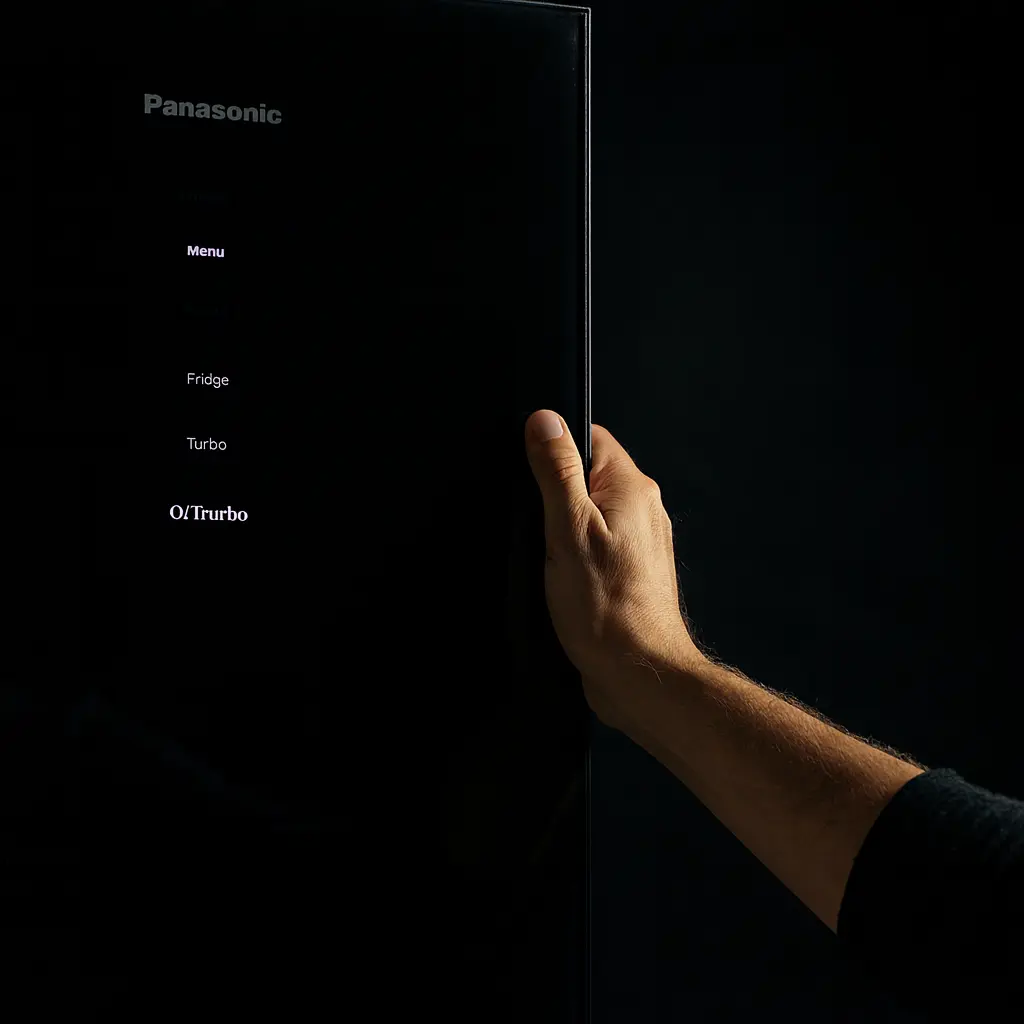 Geladeira Panasonic BB65 Black Glass com 4% OFF na Amazon e entrega rápida