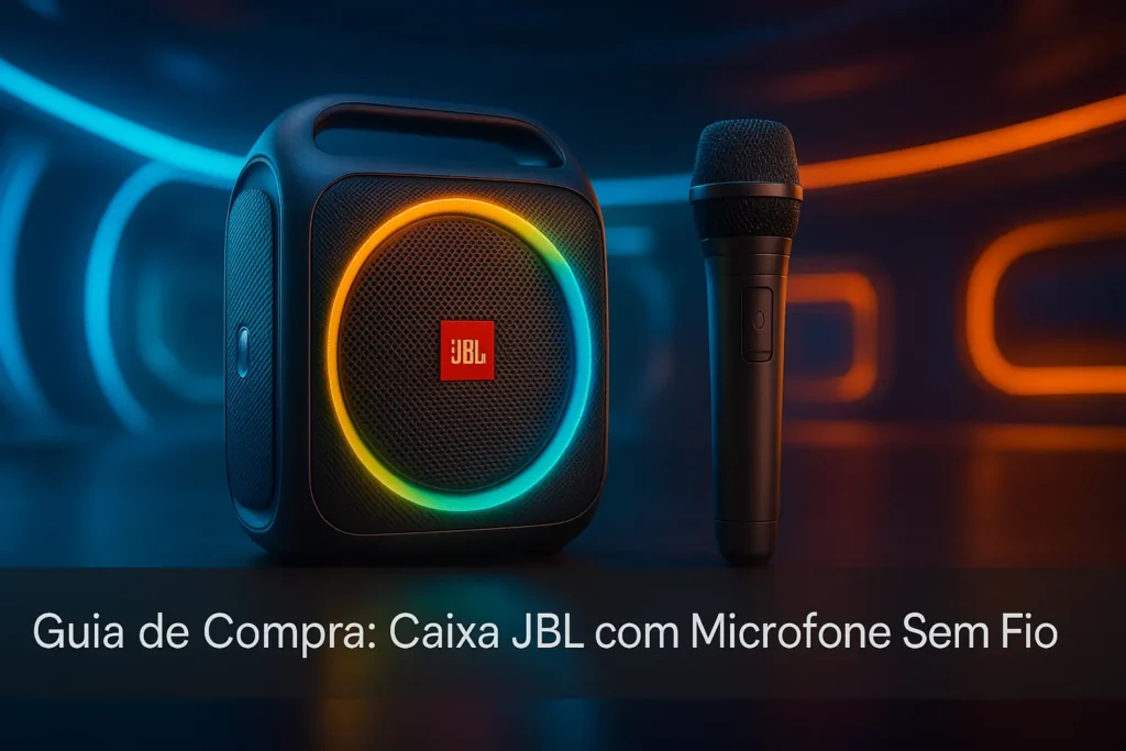 5 Melhores Caixa JBL com Microfone Sem Fio com Garantia e Suporte no Brasil