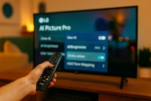 Smart TV LG AI 43" – potência compacta? Avaliamos tamanho e airflow