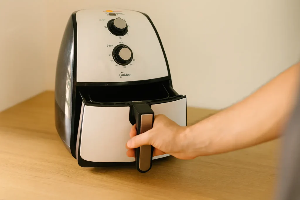 Foto real Fritadeira Airfryer Midea 4L