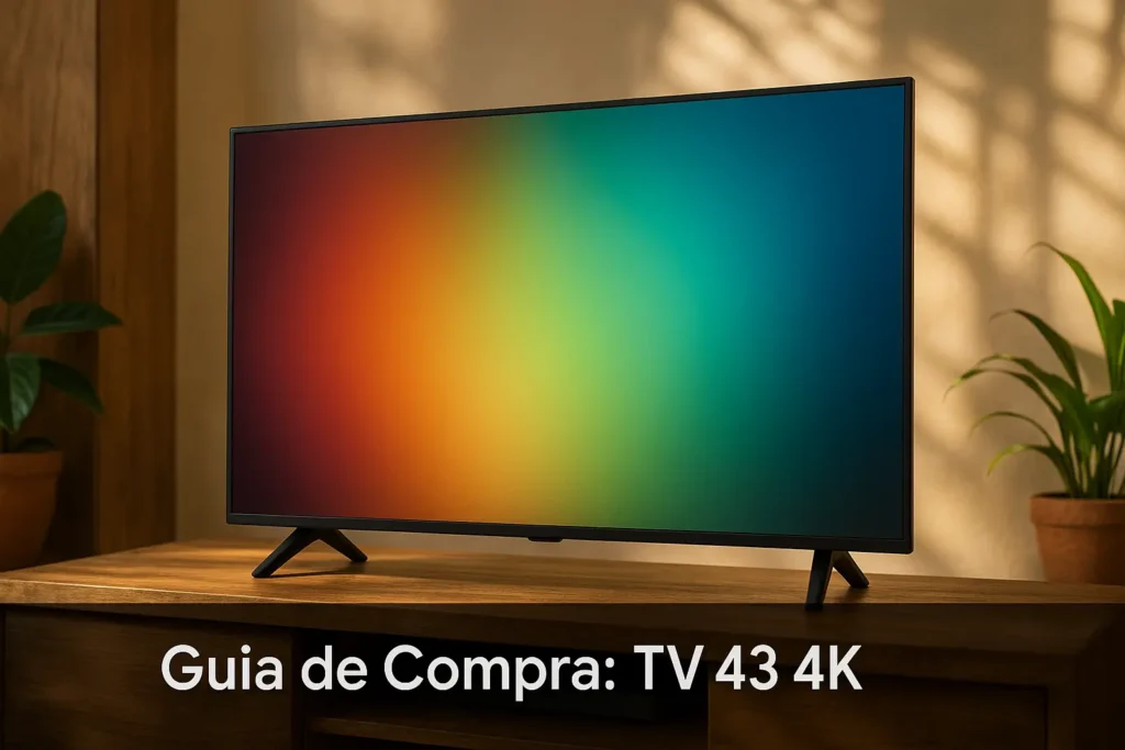 TVs com imagem incrível: 5 melhores TV 43 4K em 2025