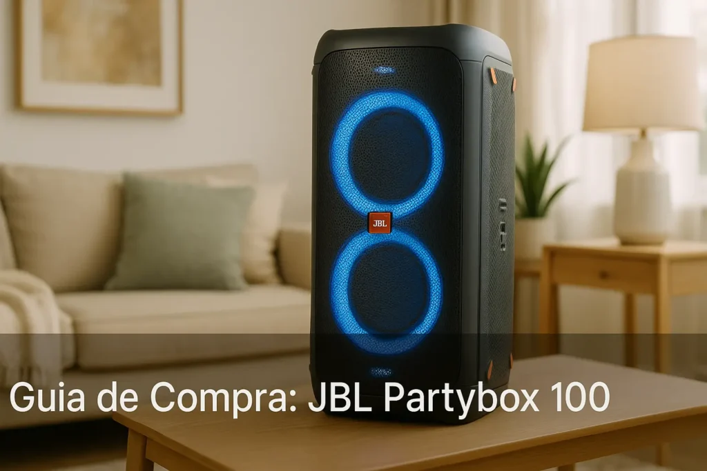Guia de Compra: 5 Melhores caixa de som JBL partybox 100