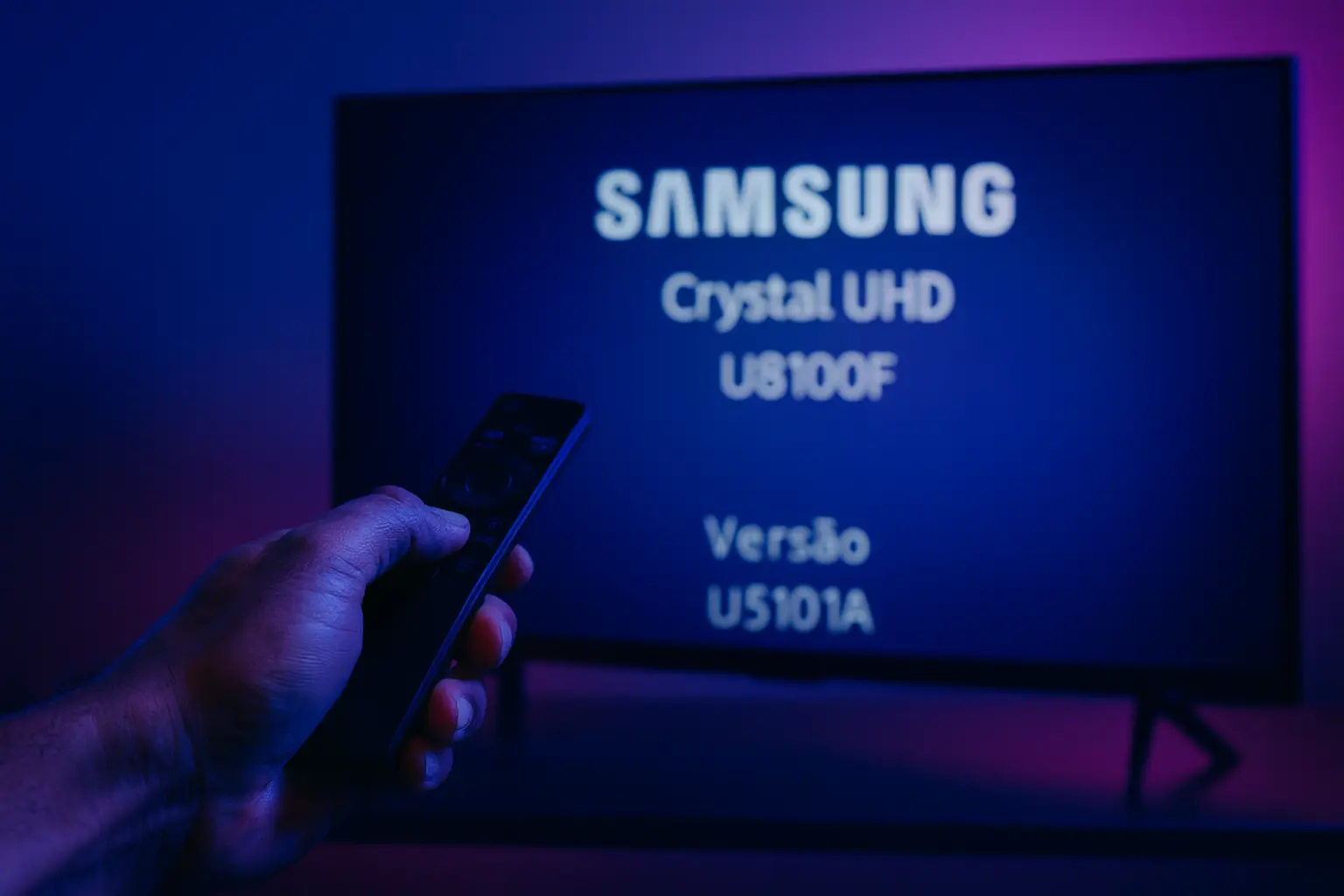 Análise técnica + opinião de usuário: a jornada com a Samsung Smart TV 55" Crystal UHD 4K U8100F 2025