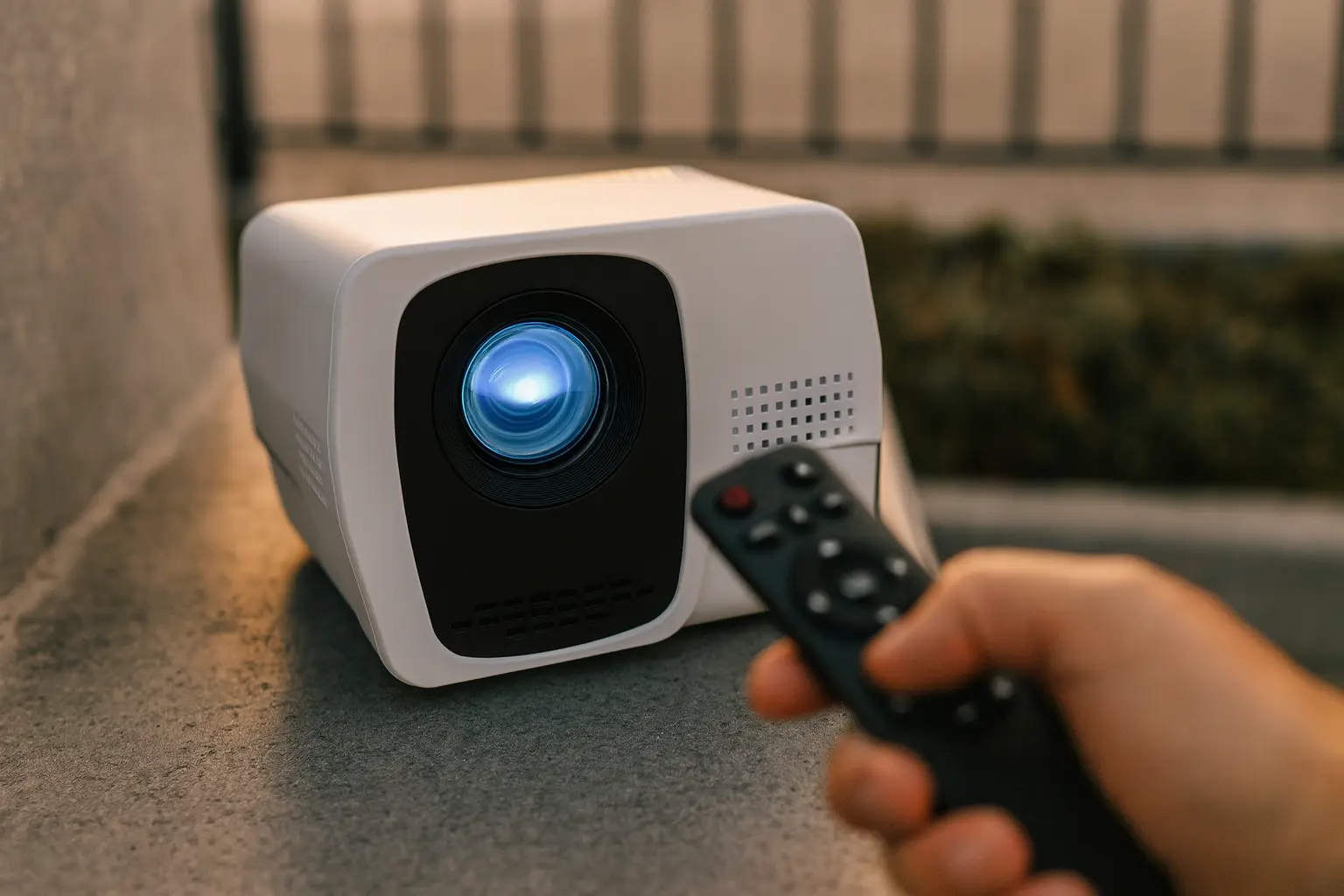 Mini Projetor Portátil 5G Wi-Fi 6 com Suporte 4K por R$ 494 na Amazon