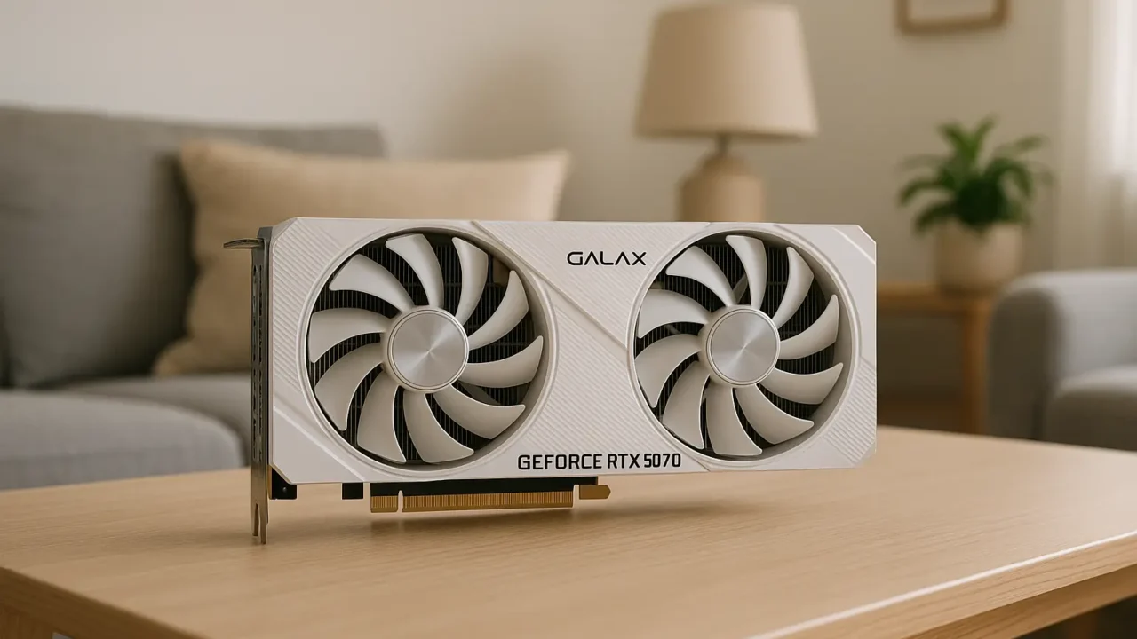 Bateria que dura: 6 Galax GeForce RTX 5070 para um dia inteiro 09/21/2025 18:23:05