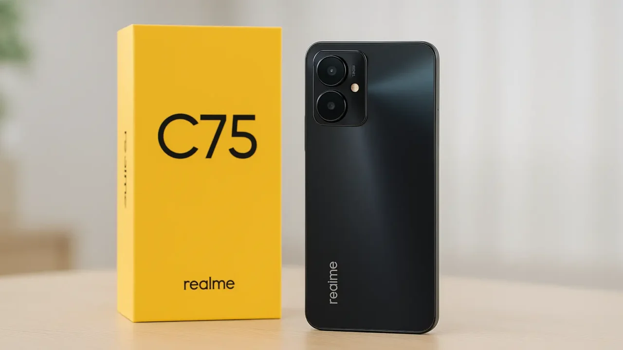 6 Realme C75 256GB 8GB RAM resistentes à água para aventuras
