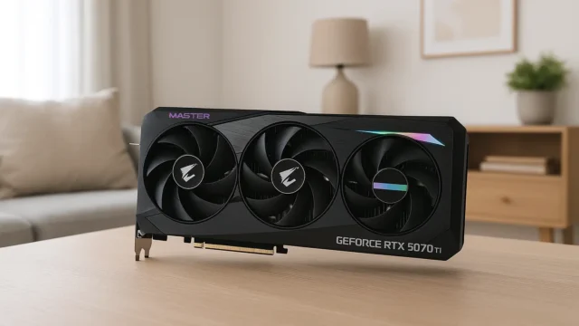 Descontos de até 30%: 6 Gigabyte AORUS GeForce RTX 5070 Ti Master em oferta especial