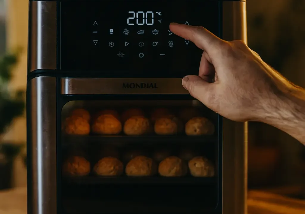 3 air fryers Oster e Mondial com forno de 12L