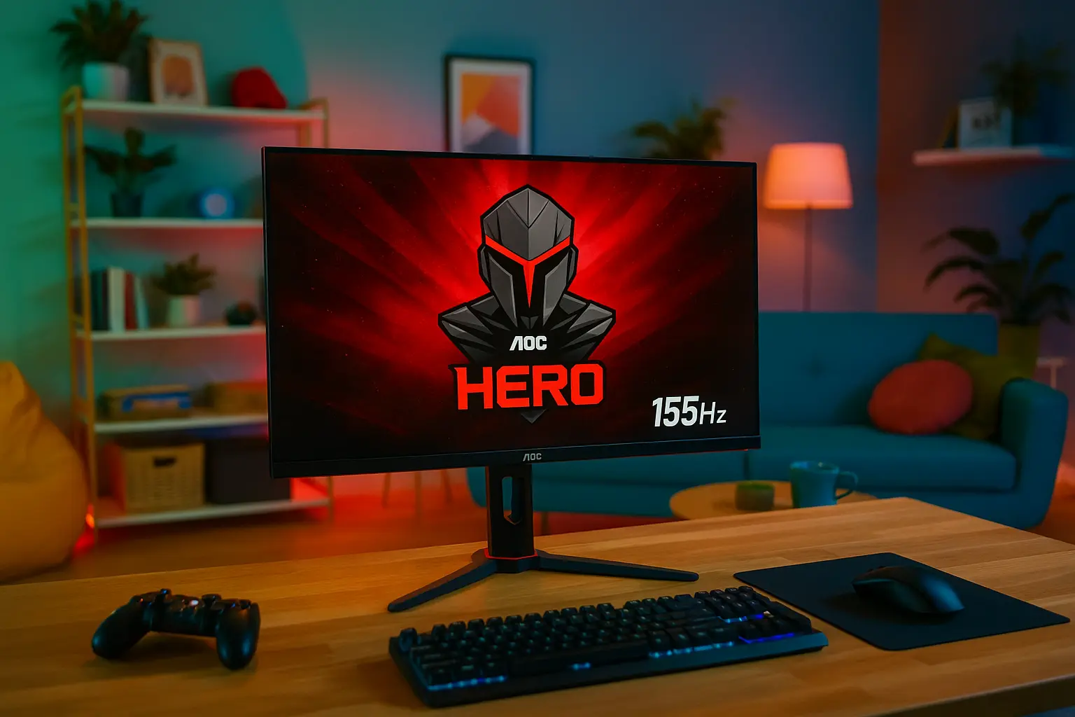 Monitor Gamer AOC HERO QUAD 27" 155Hz tem 23% OFF em oferta na Amazon