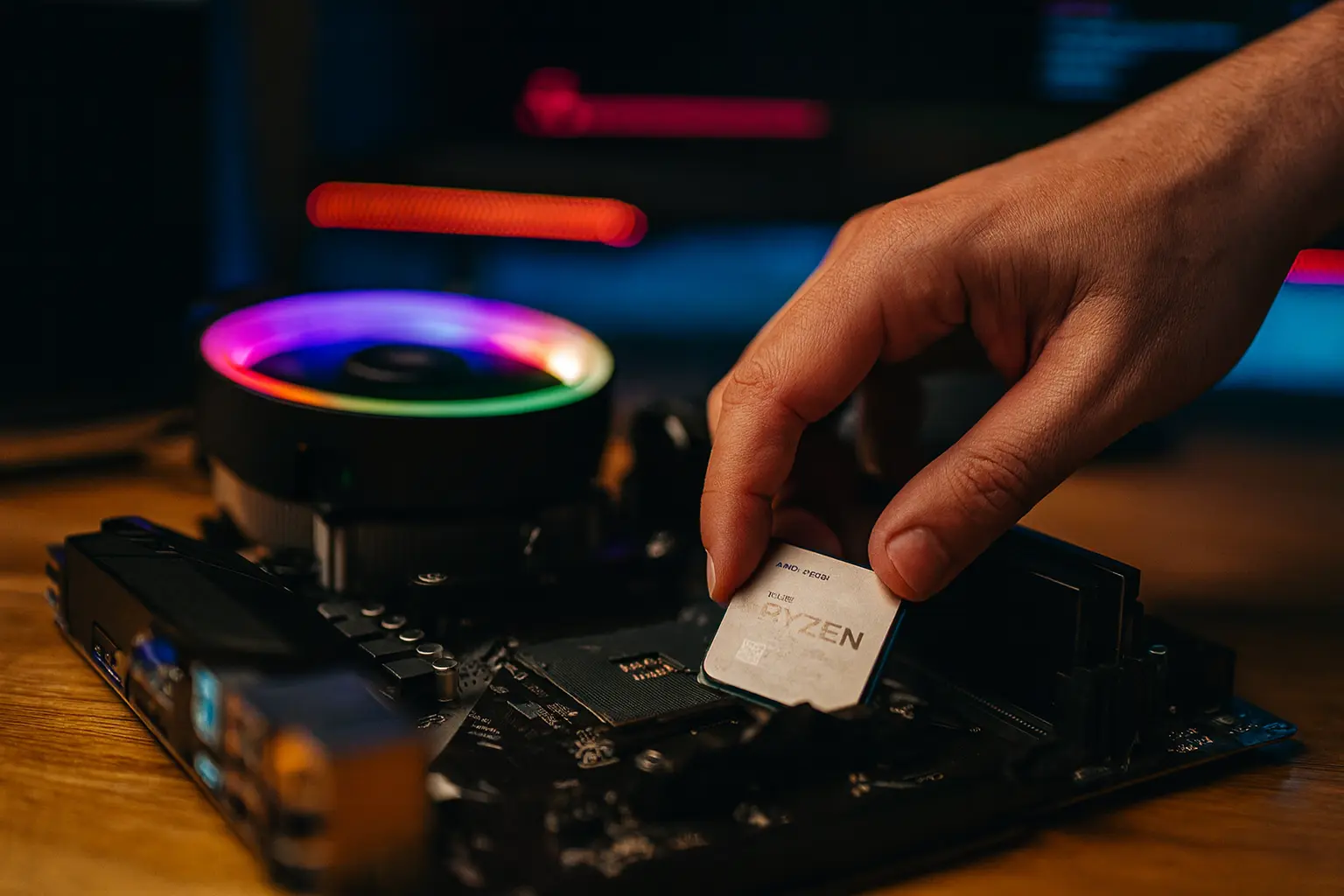 Kit Upgrade Gamer Ryzen 5 5500 com 18% OFF 10x sem juros na Amazon; ver cores