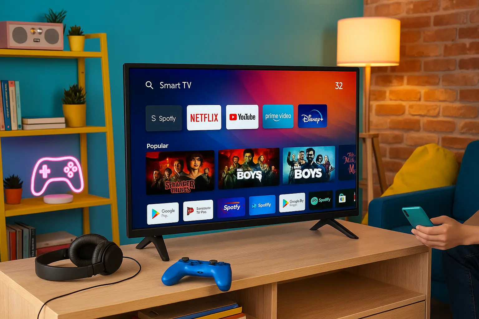 Sob medida para filmes e séries: 6 TVs Smart 32" ideais