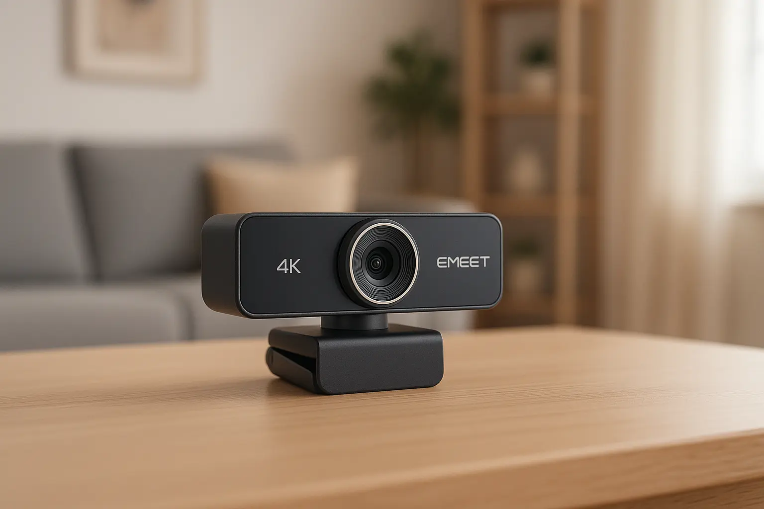Webcam EMEET SmartCam S800 4K com 10% OFF; aproveite 10x sem juros na Amazon