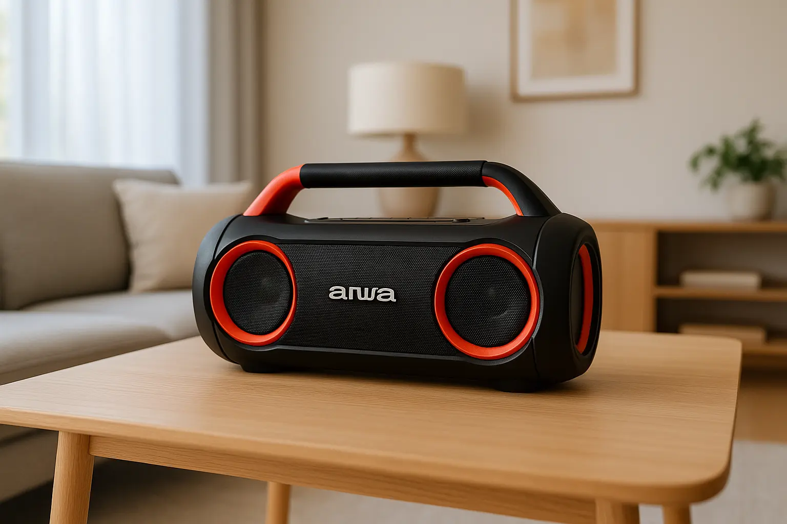 Caixa de Som Boombox Plus AIWA com 15% OFF 12x na Amazon: aproveite