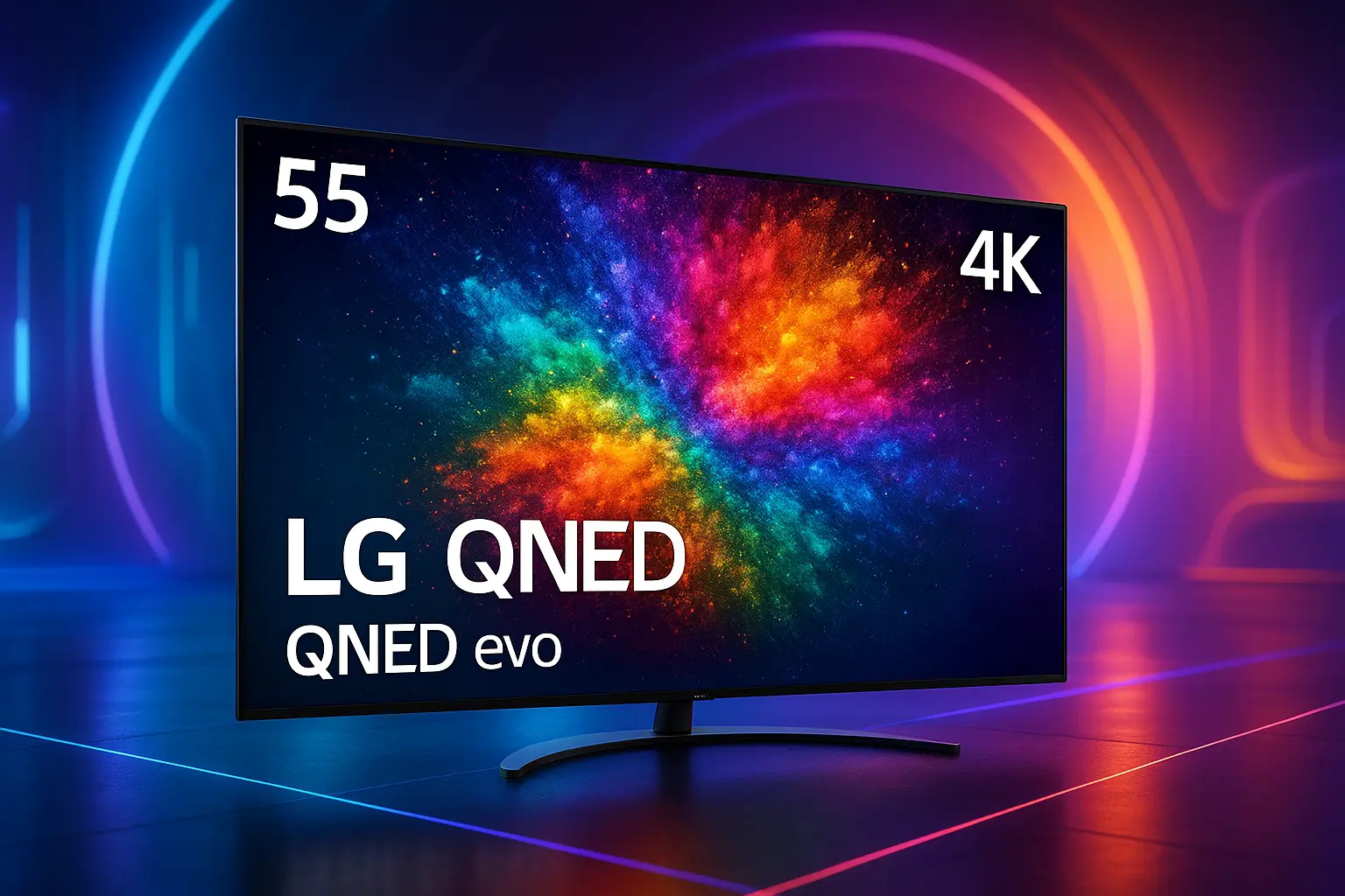 Smart TV 4K 55" LG QNED evo MiniLED com 14% OFF na Amazon; 10x sem juros e preço monitorado