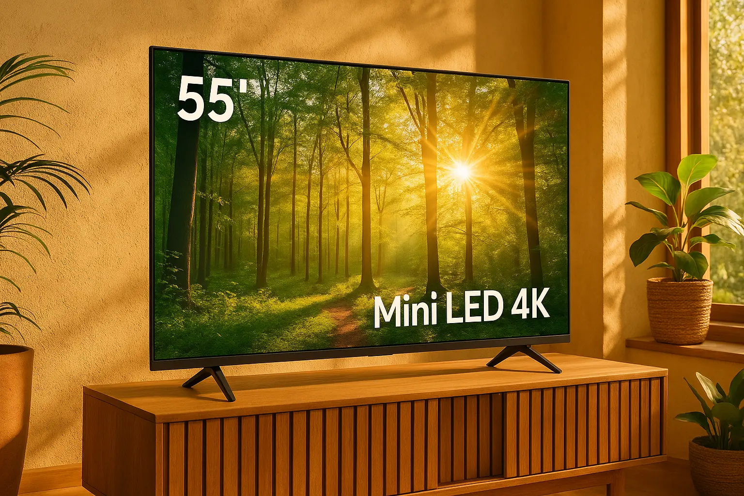 Smart TV Philips 55" Mini LED 4K com 15% OFF na Amazon