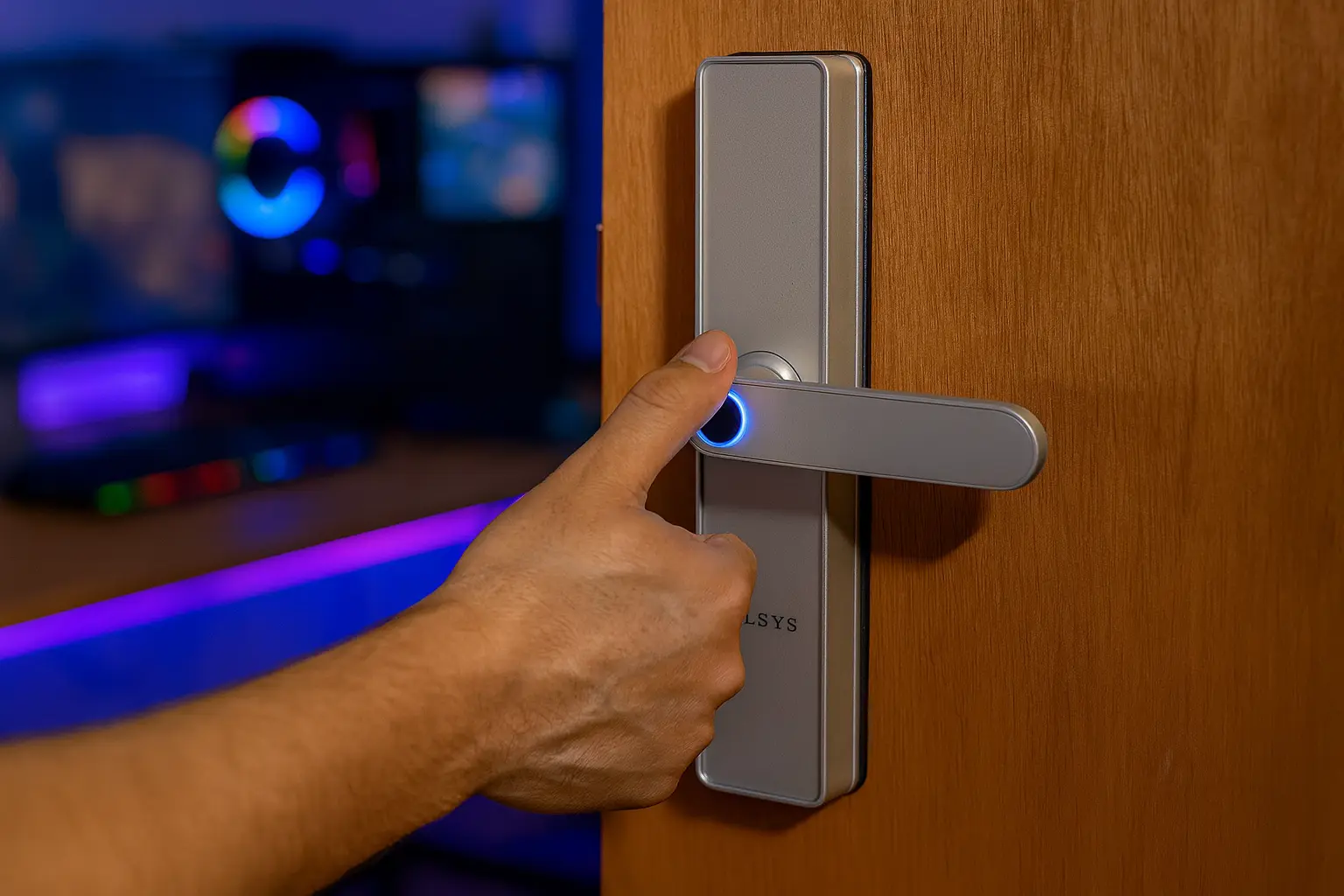 Fechadura Digital Elsys Wi-Fi com Biometria: 10% OFF em até 10x na Amazon